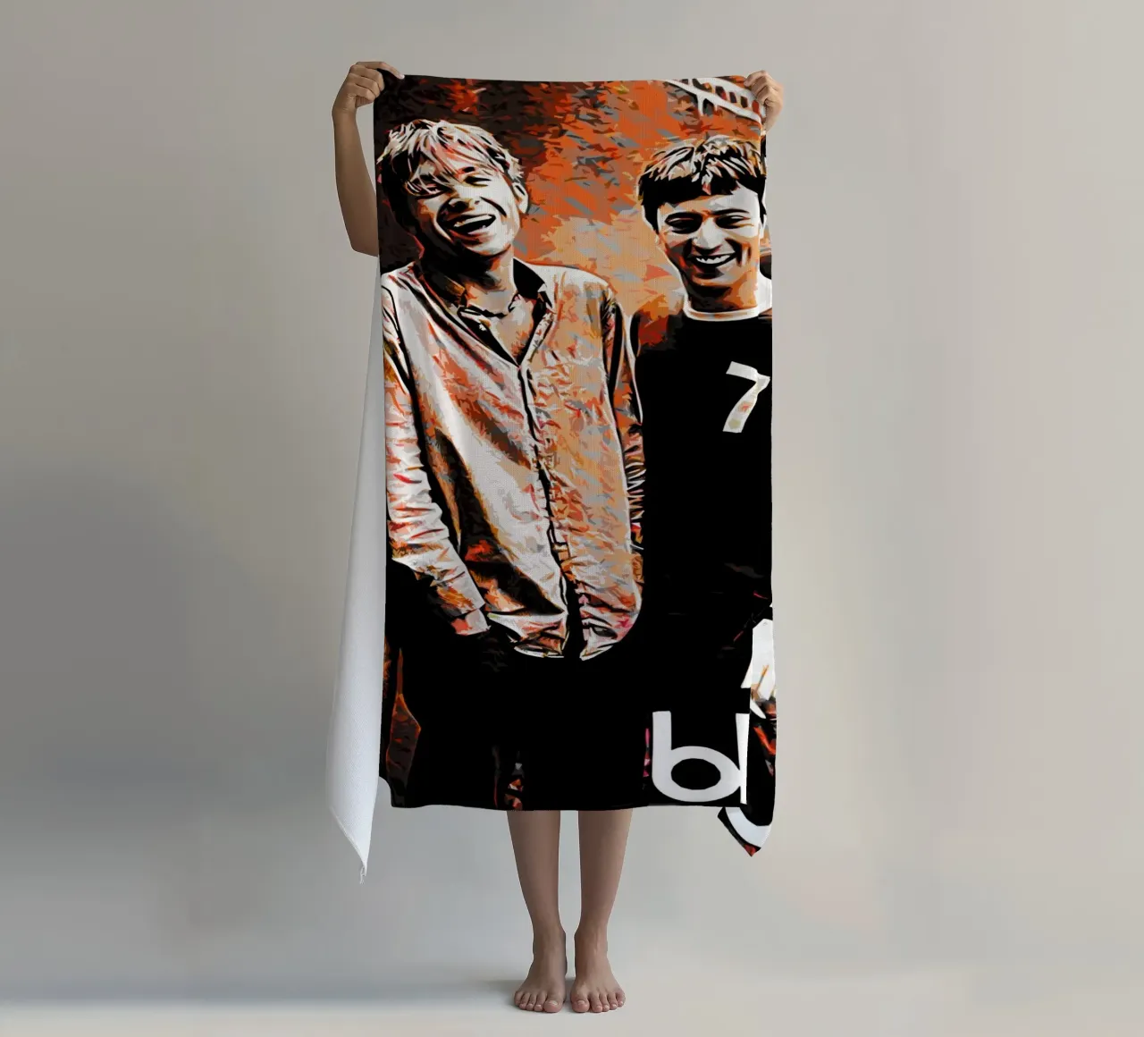 Blur groupe musique 4 Art serviette de plage de music soul
