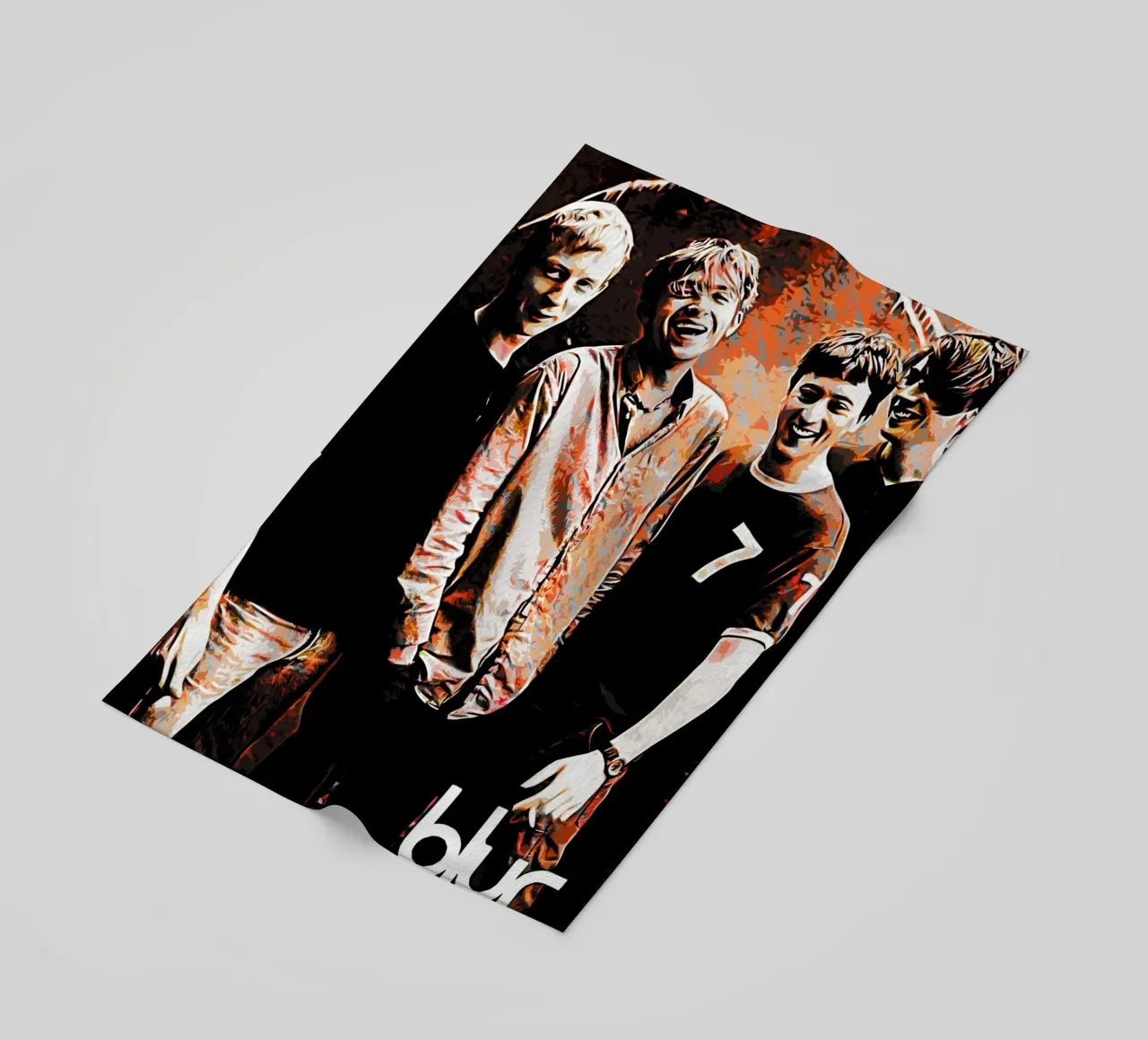 Blur groupe musique 4 Art serviette de plage de music soul