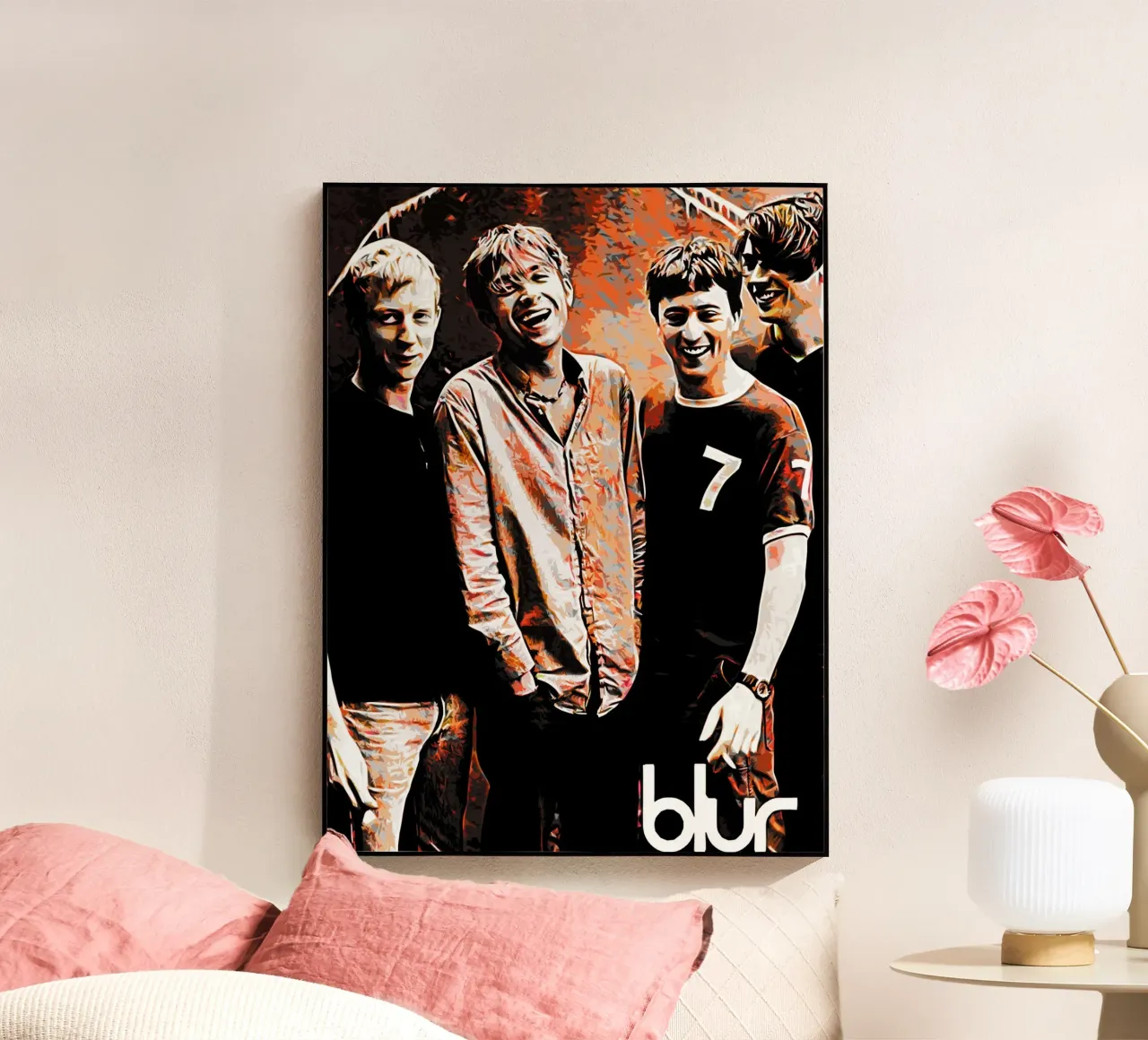Blur groupe musique 4 Art plexiglas de music soul