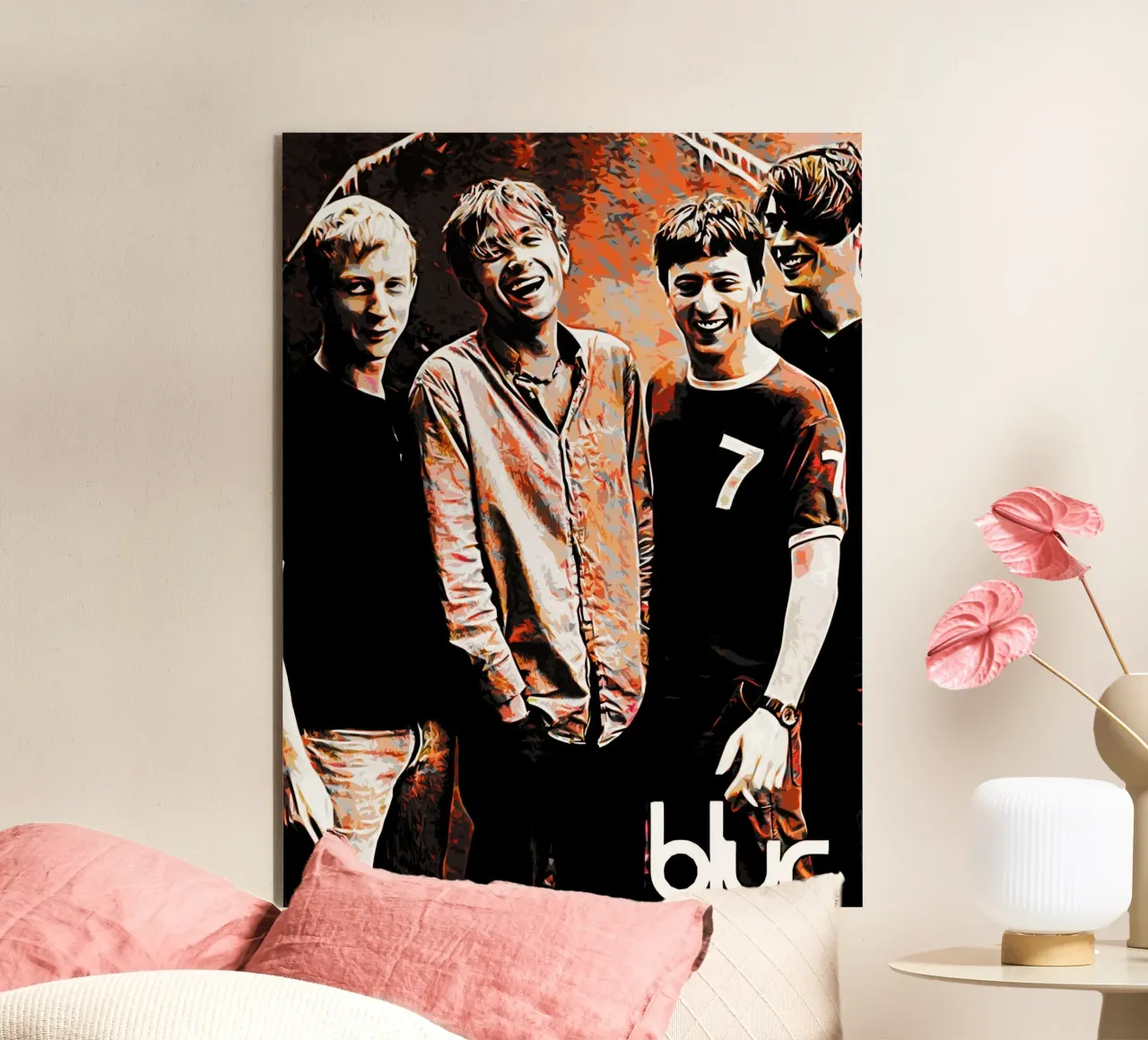 Blur band musica 4 Art alluminio dibond da music soul