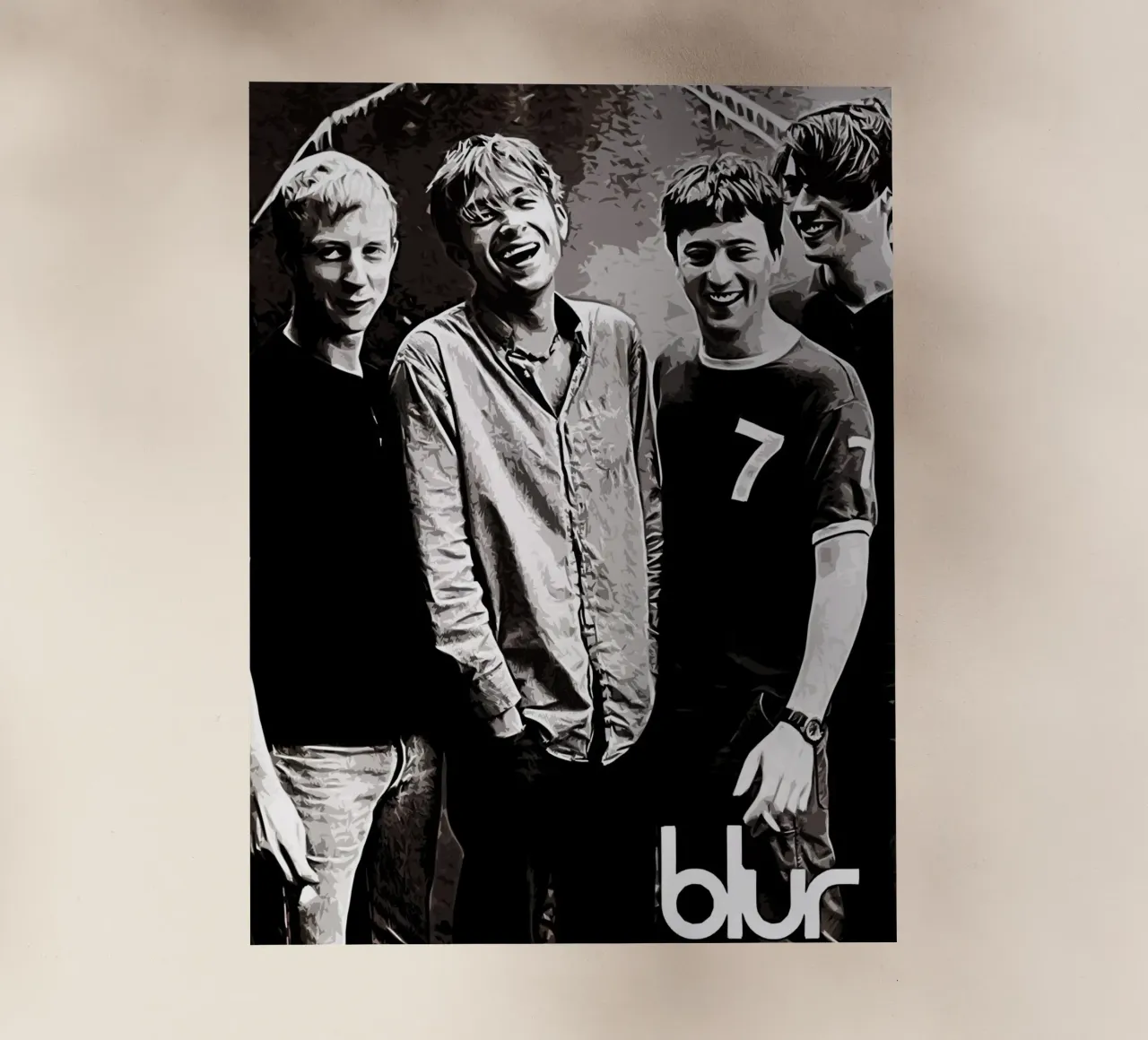 Blur band music 2 Art backlit film by music soul
