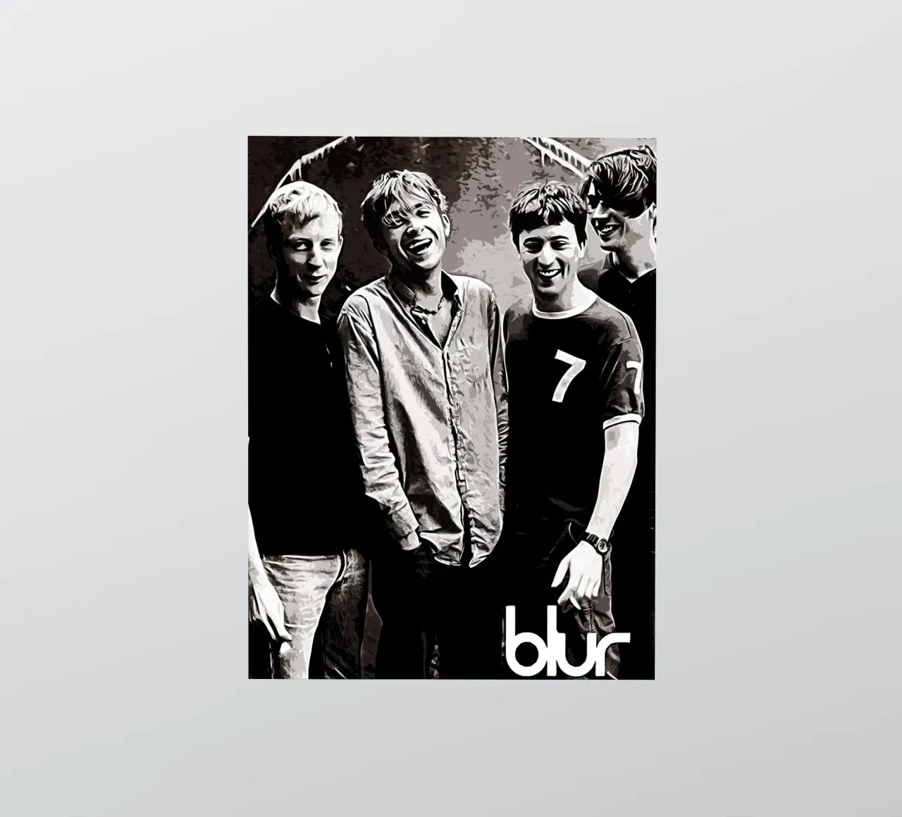 Groupe Blur musique 2 Art autocollant de music soul