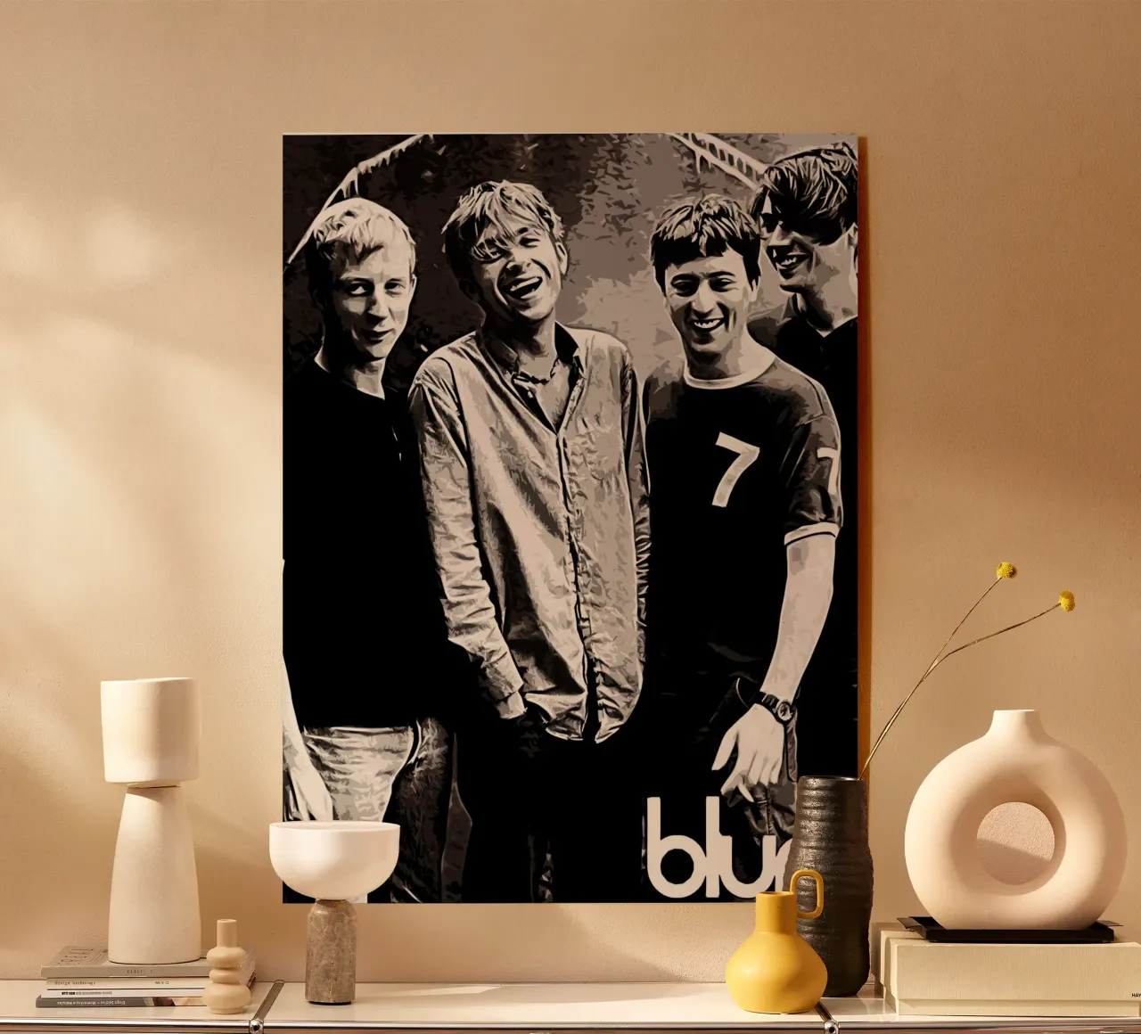 Blur band music 2 Art acrylic glass by music soul