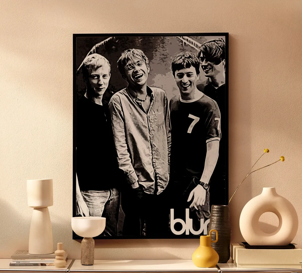 Groupe Blur musique 2 Art hahnemühle de music soul