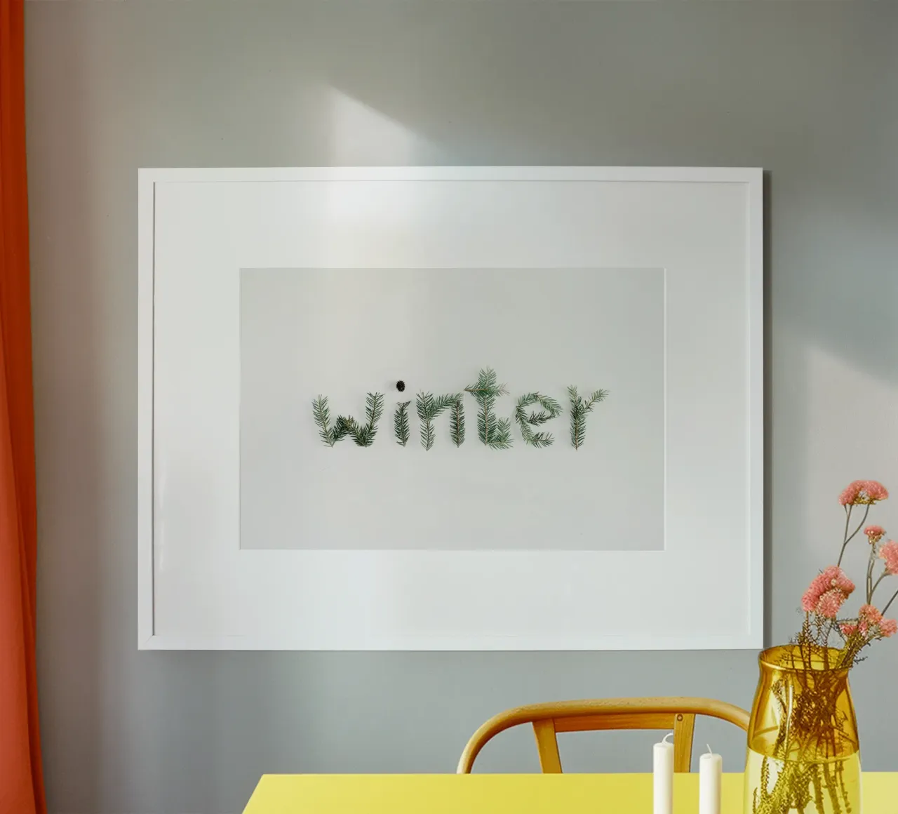 Eleganza nordica per le vacanze poster da PhotoVibe Decor