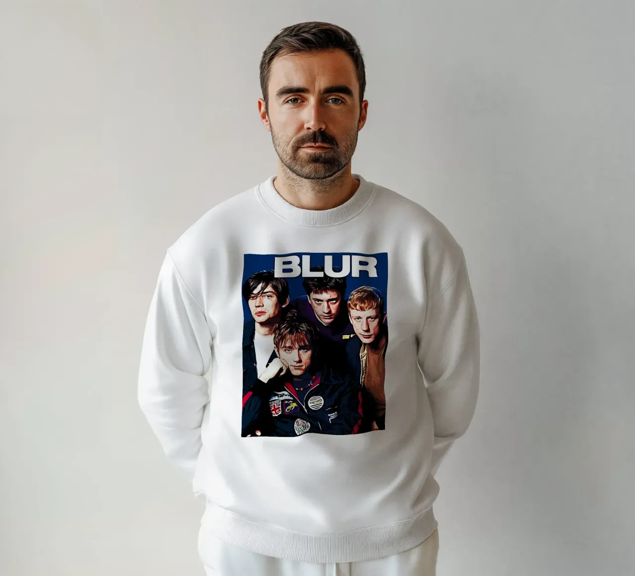Banda musicale Blur 3 Arte felpa da music soul
