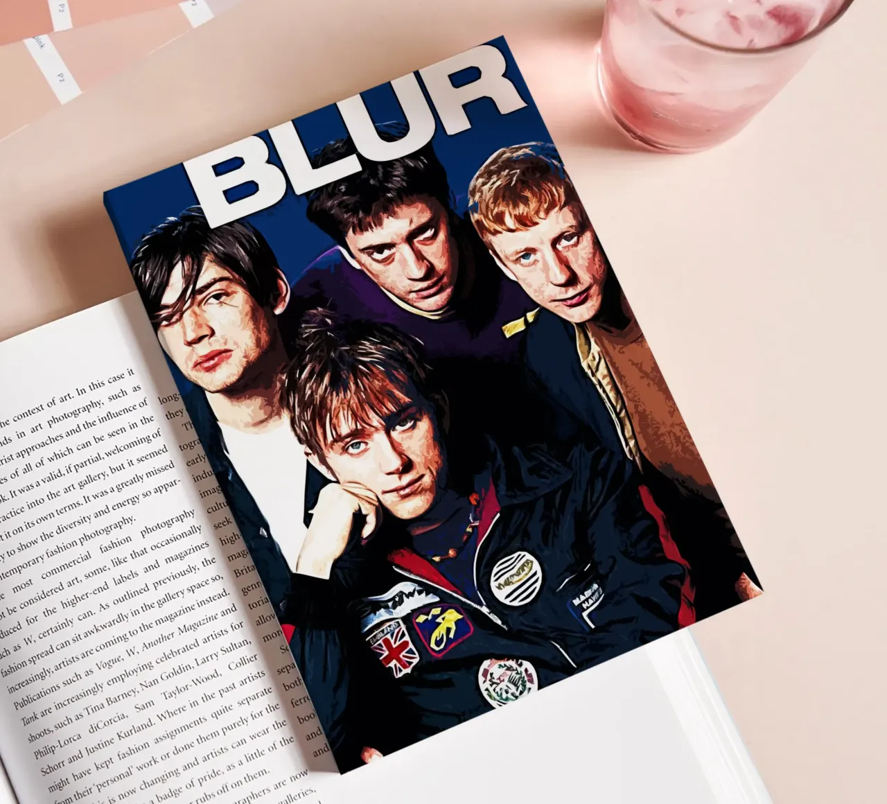 Groupe Blur musique 3 Art carnet de notes de music soul