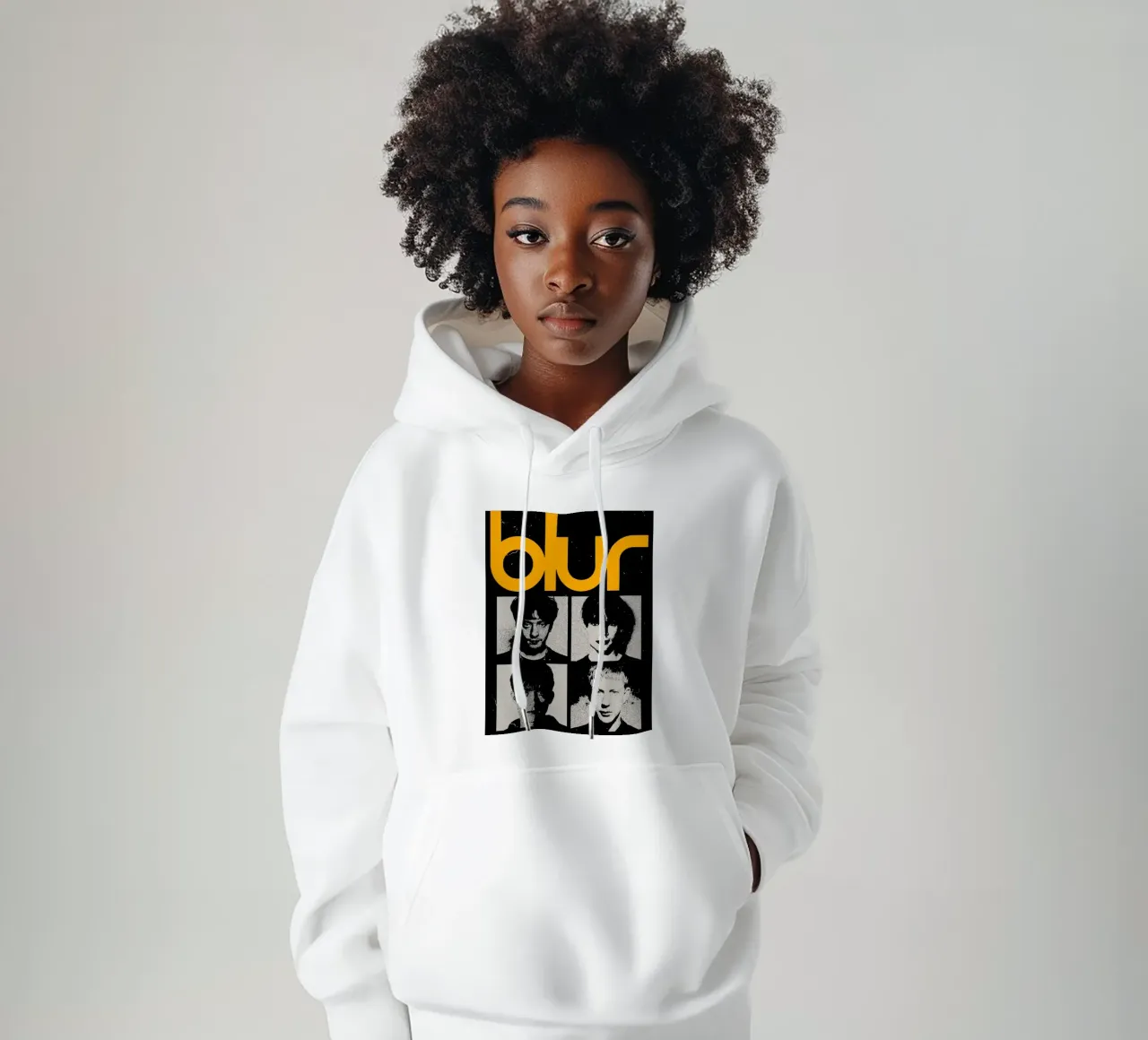Blur band music 5 Art hoodie by music soul