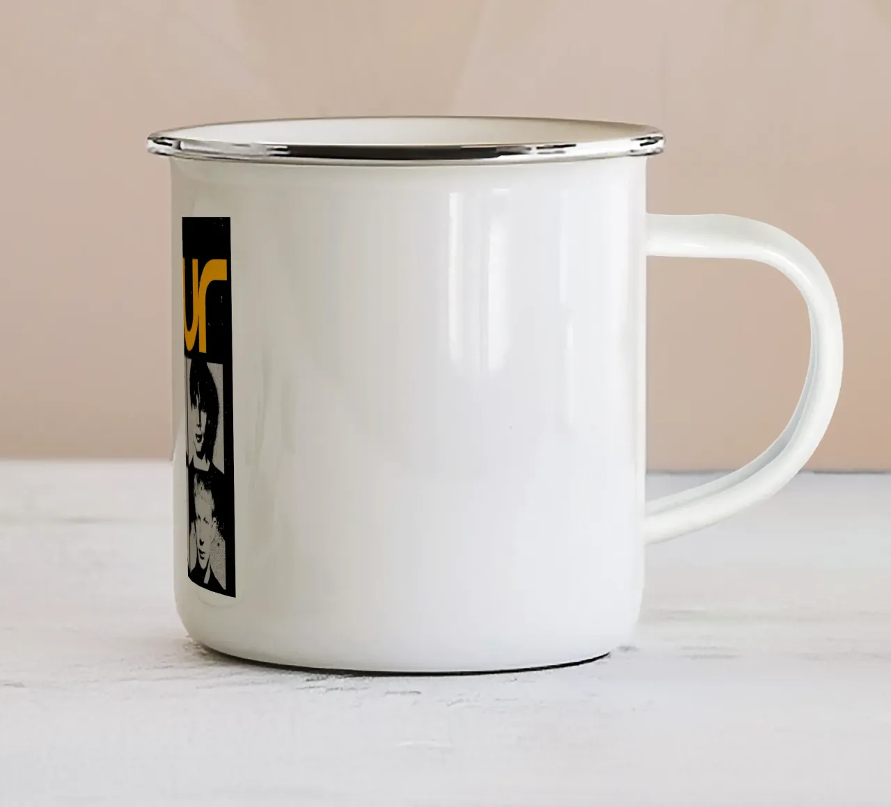 Blur groupe musique 5 Art mug en émail de music soul