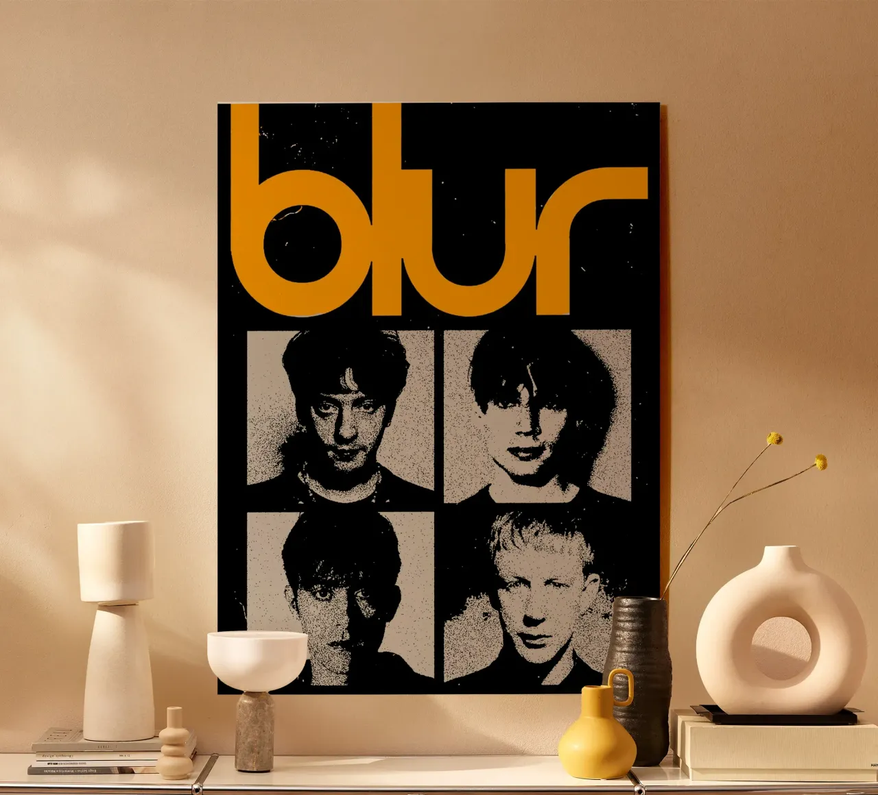 Blur band music 5 Art acrylic glass by music soul