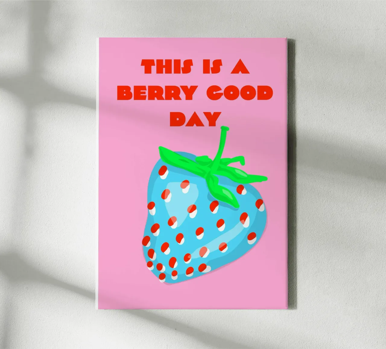 Berry good day canvas met Baklijst van Limo und Mo