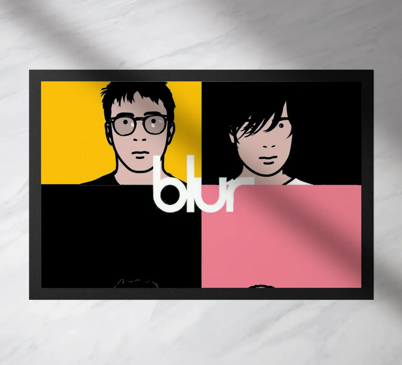 Musique du groupe Blur 1 Art paillasson de music soul