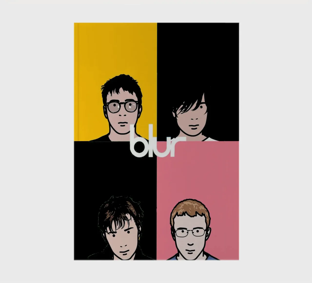 Musique du groupe Blur 1 Art carnet de notes de music soul