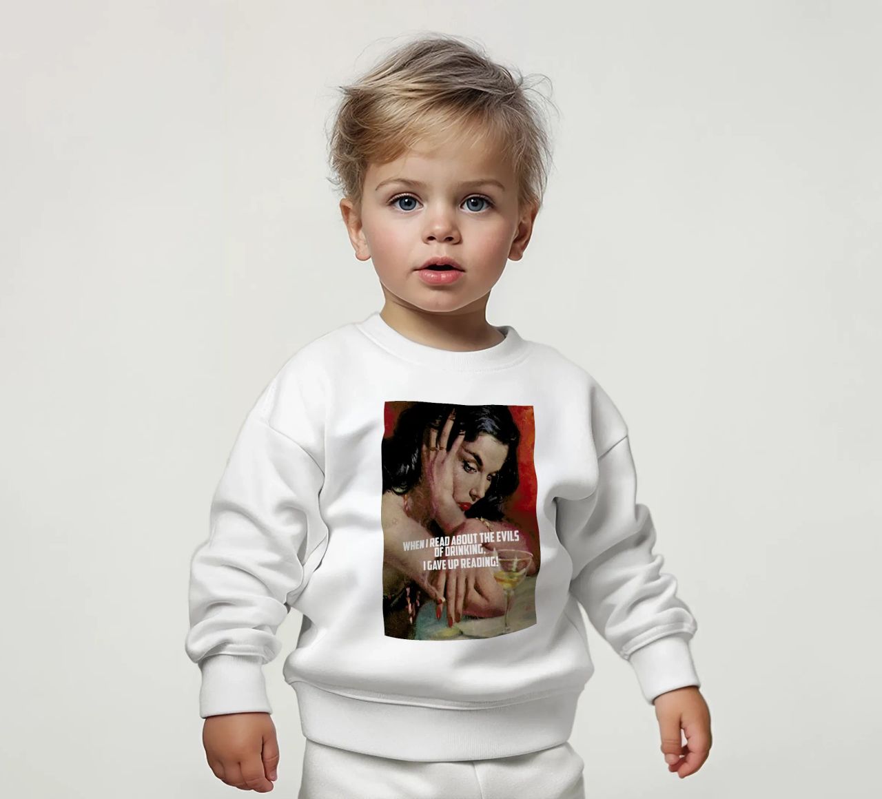When I Read About felpa neonato da Gallery Print and Art Limited