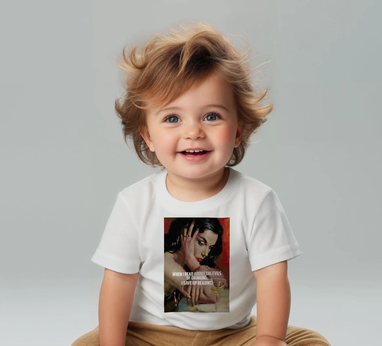 When I Read About maglietta neonato da Gallery Print and Art Limited