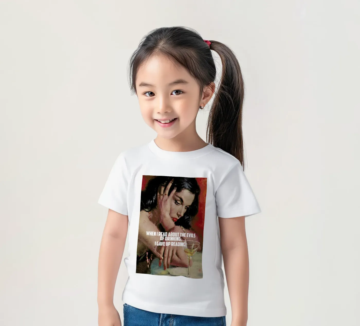 When I Read About t-shirt bambini da Gallery Print and Art Limited