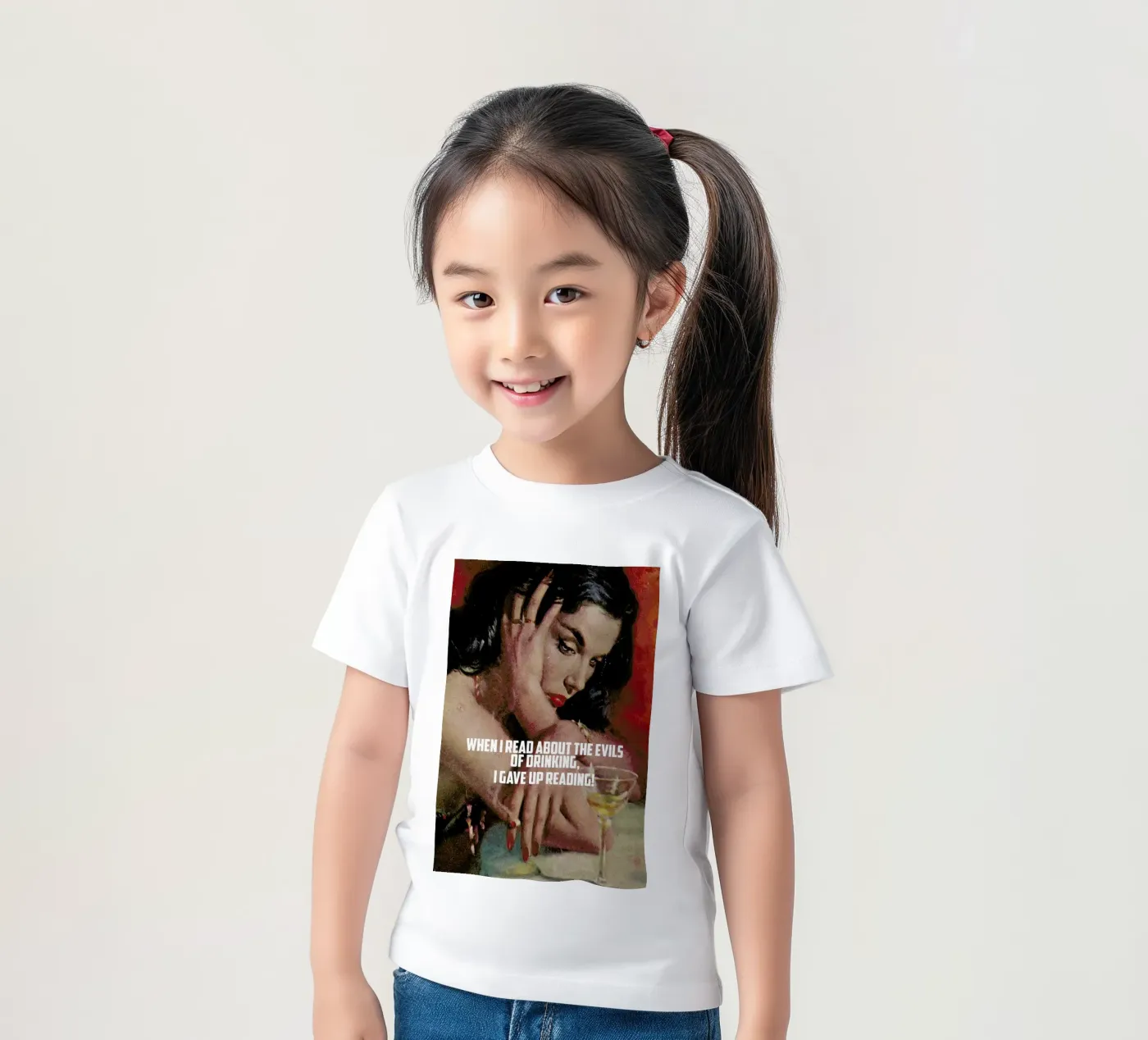 When I Read About t-shirt bambini da Gallery Print and Art Limited