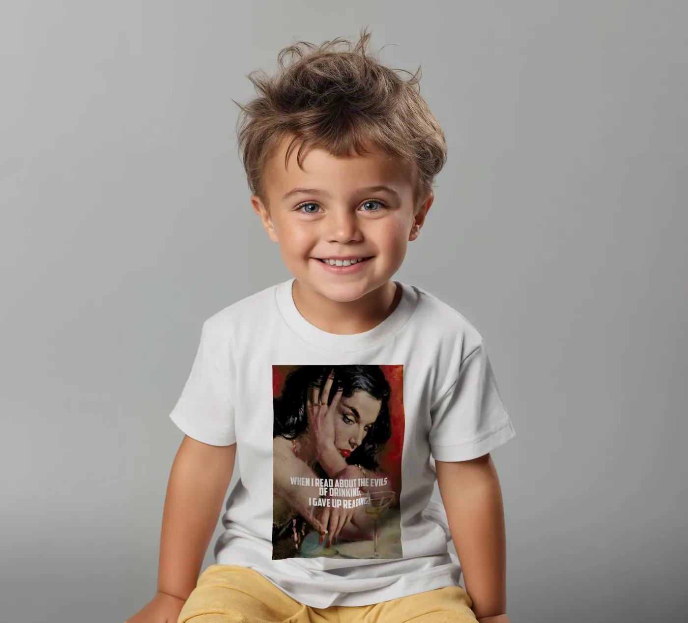 When I Read About t-shirt bambini da Gallery Print and Art Limited