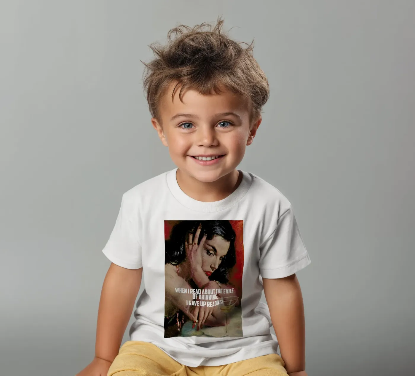 When I Read About t-shirt bambini da Gallery Print and Art Limited