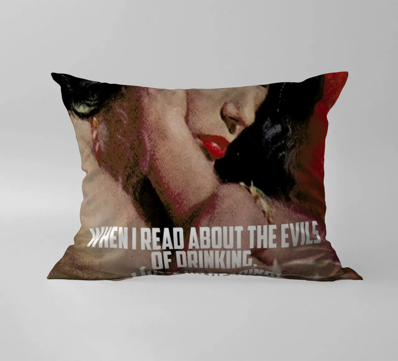 When I Read About cuscino da Gallery Print and Art Limited