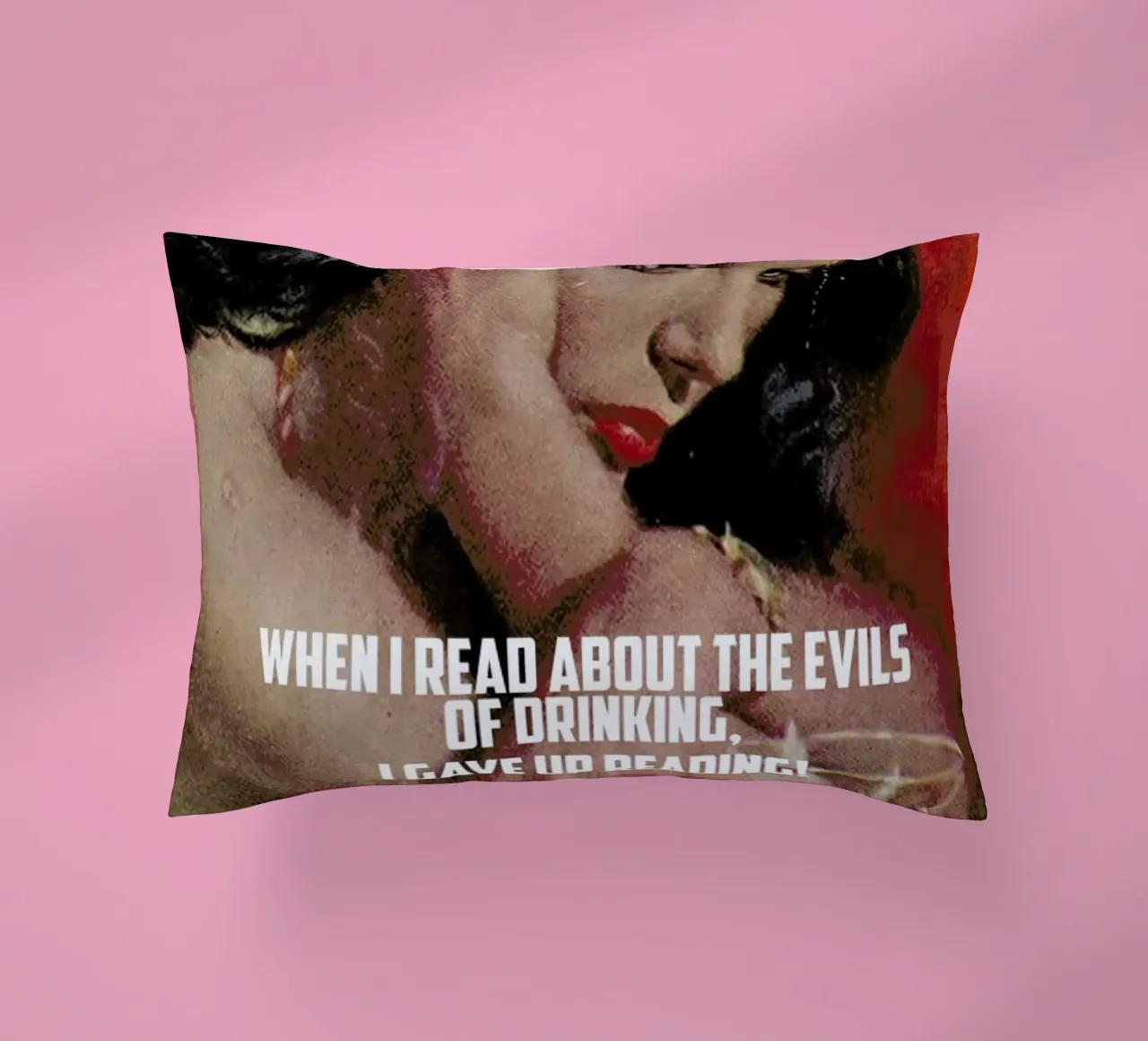 When I Read About cuscino da Gallery Print and Art Limited