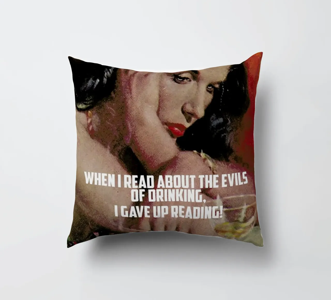 When I Read About cuscino da Gallery Print and Art Limited