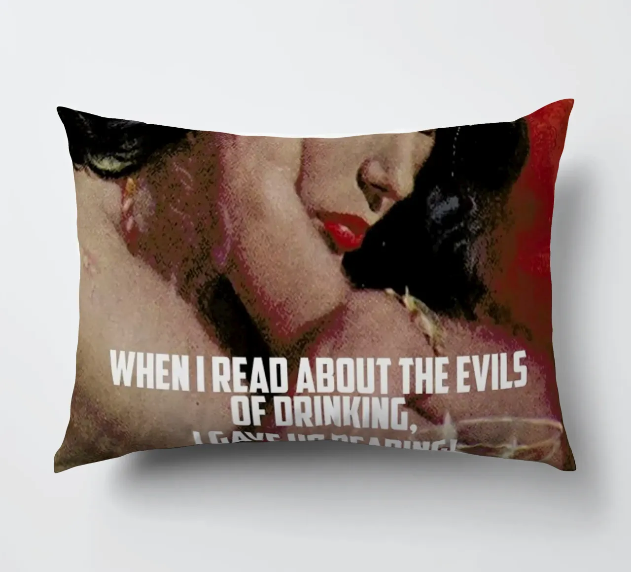 When I Read About cuscino da Gallery Print and Art Limited