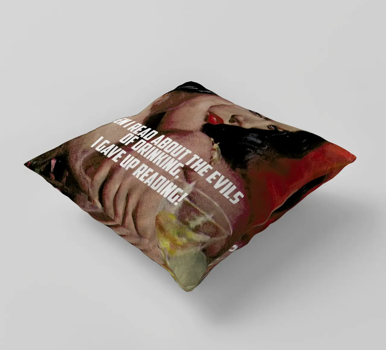 When I Read About cuscino da Gallery Print and Art Limited