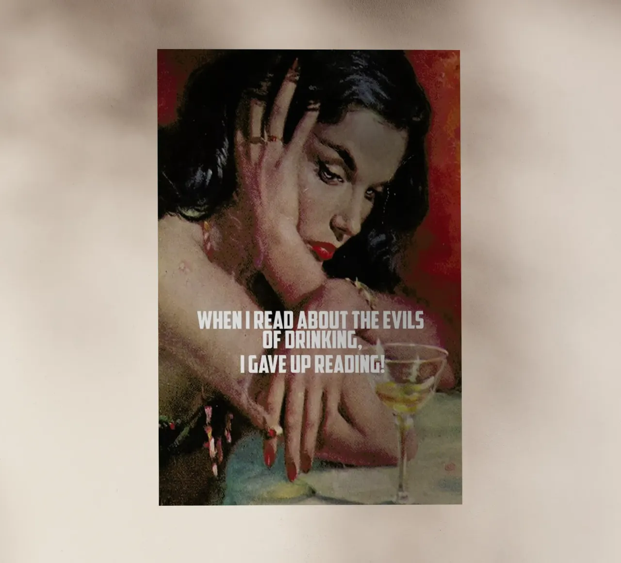 When I Read About pellicola backlit da Gallery Print and Art Limited