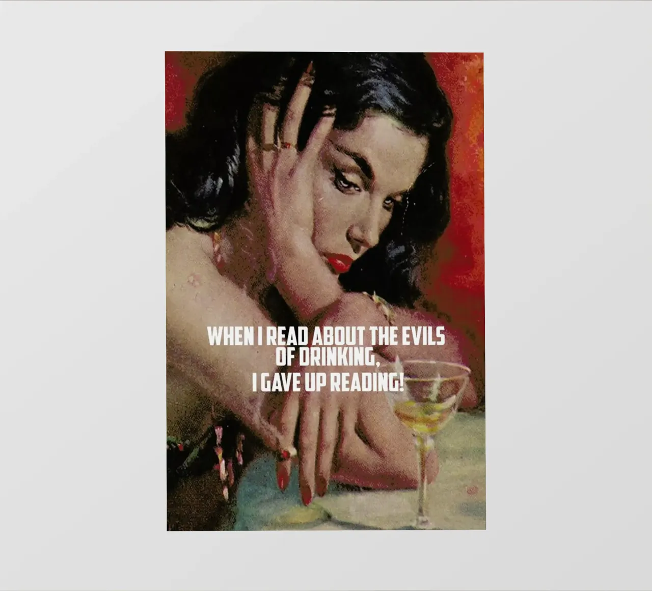 When I Read About pellicola backlit da Gallery Print and Art Limited