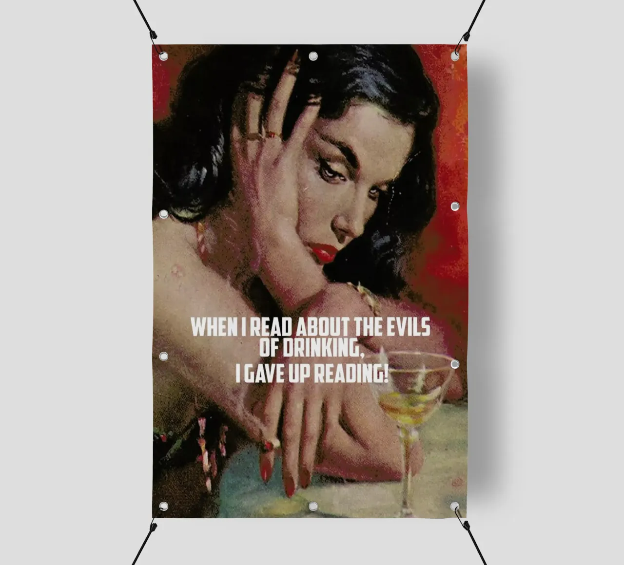 When I Read About telo in pvc da Gallery Print and Art Limited