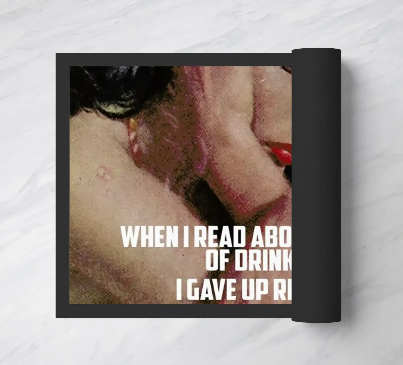 When I Read About paillasson de Gallery Print and Art Limited