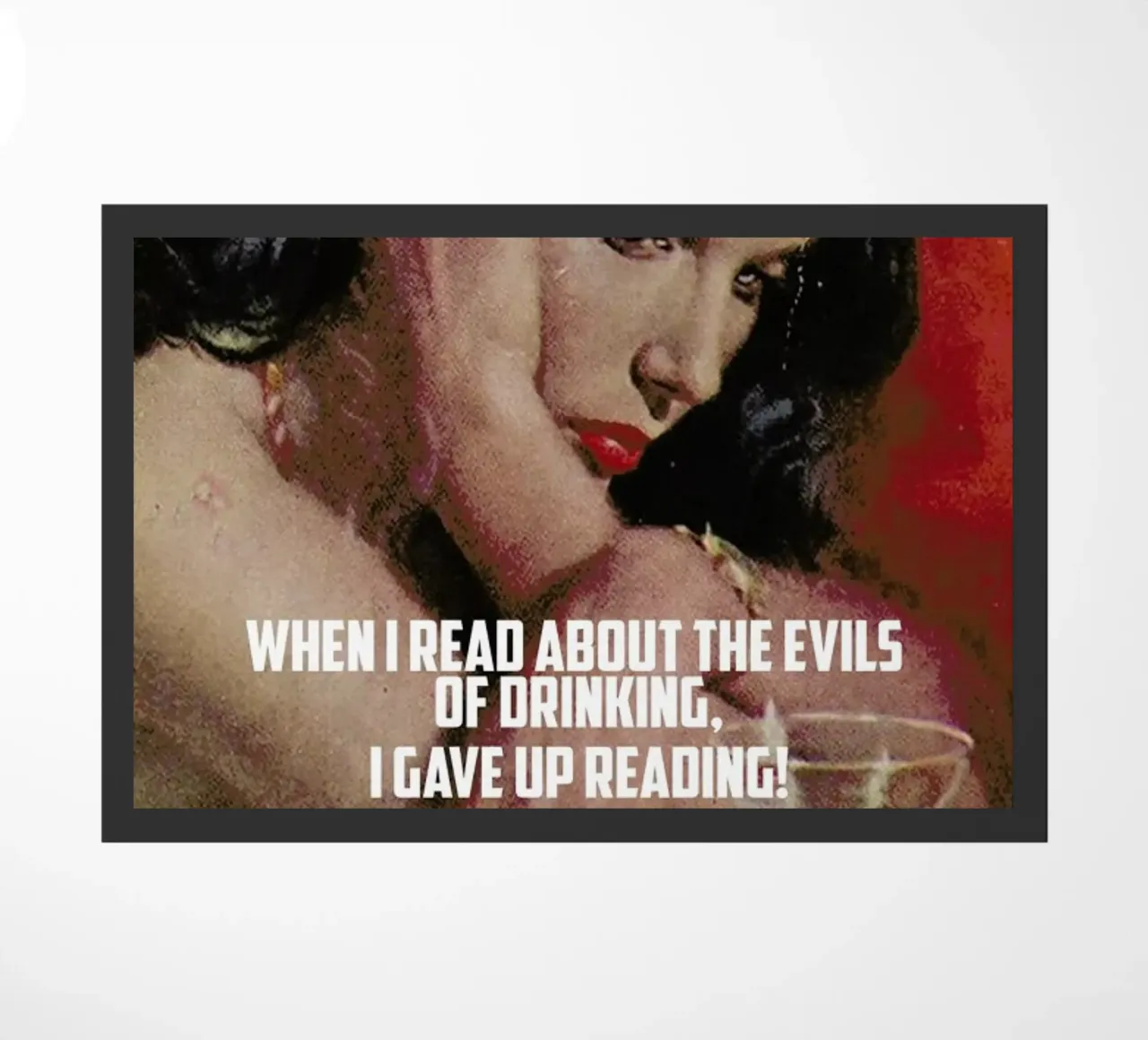 When I Read About Fußmatte von Gallery Print and Art Limited