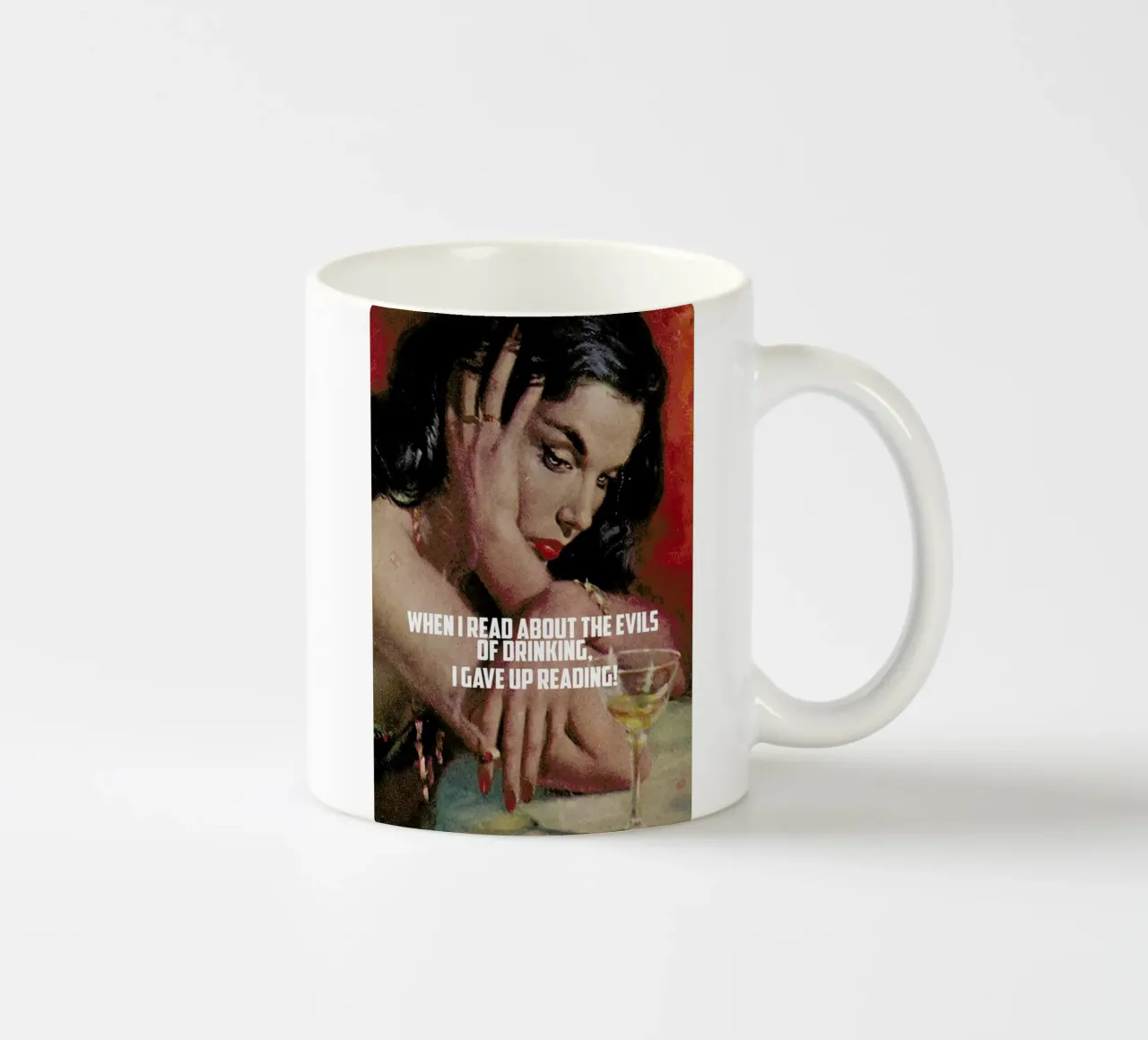 When I Read About mug en céramique de Gallery Print and Art Limited