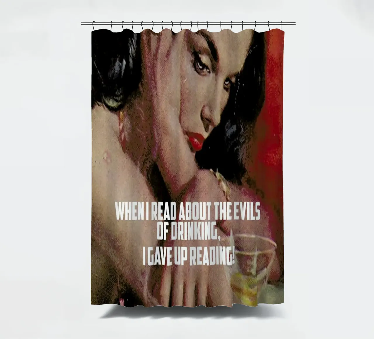 When I Read About tenda da doccia da Gallery Print and Art Limited