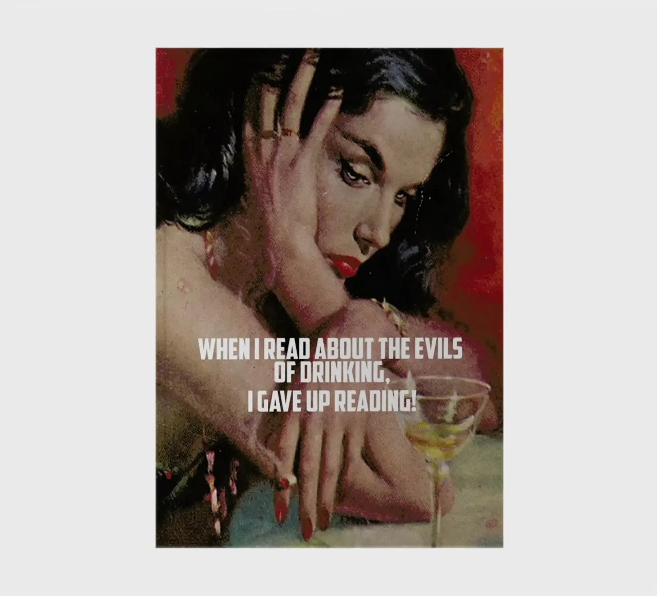 When I Read About Notizbuch von Gallery Print and Art Limited