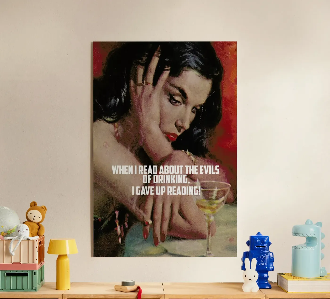 When I Read About Acryl-Glas von Gallery Print and Art Limited