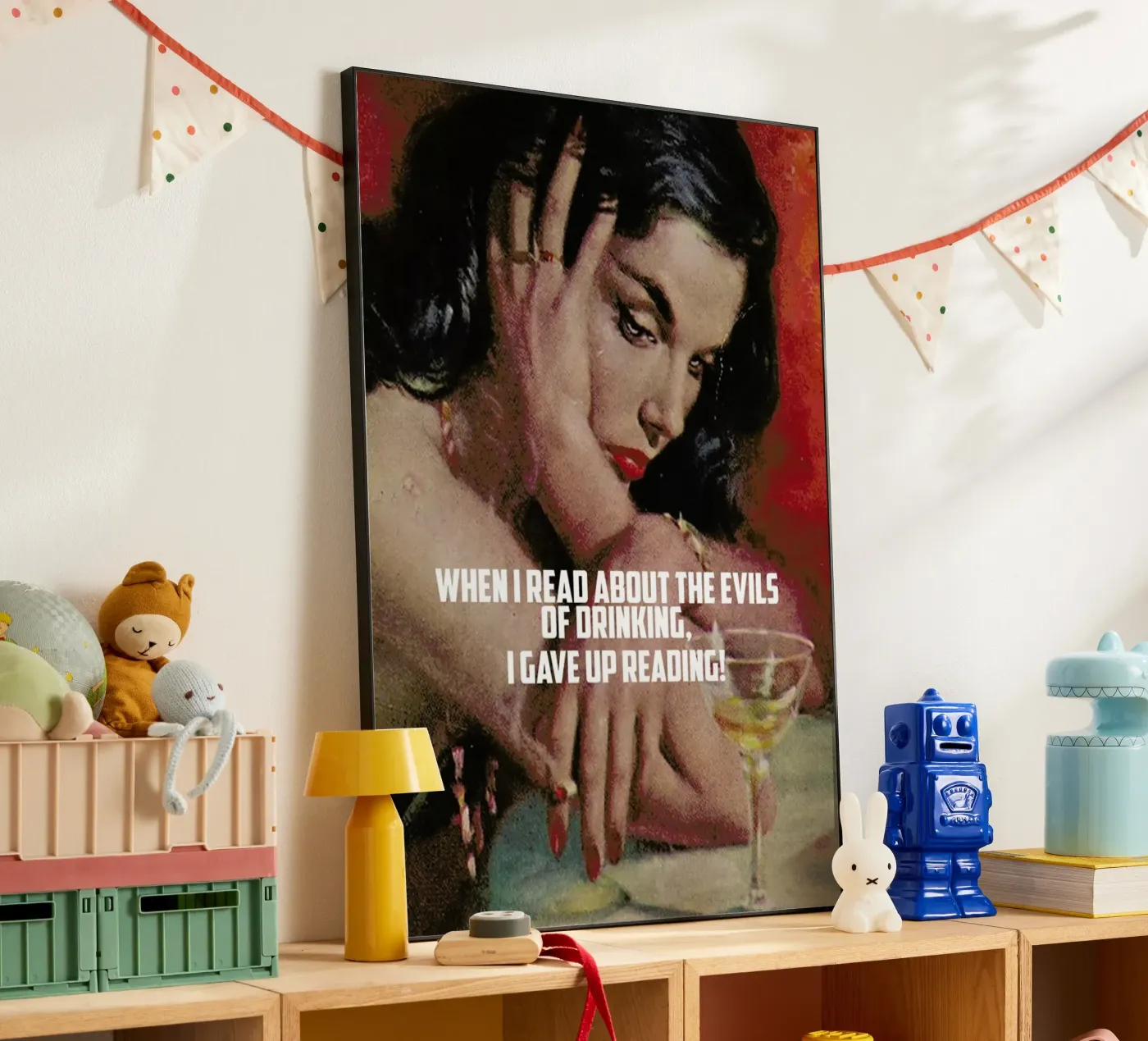 When I Read About pannello forex da Gallery Print and Art Limited