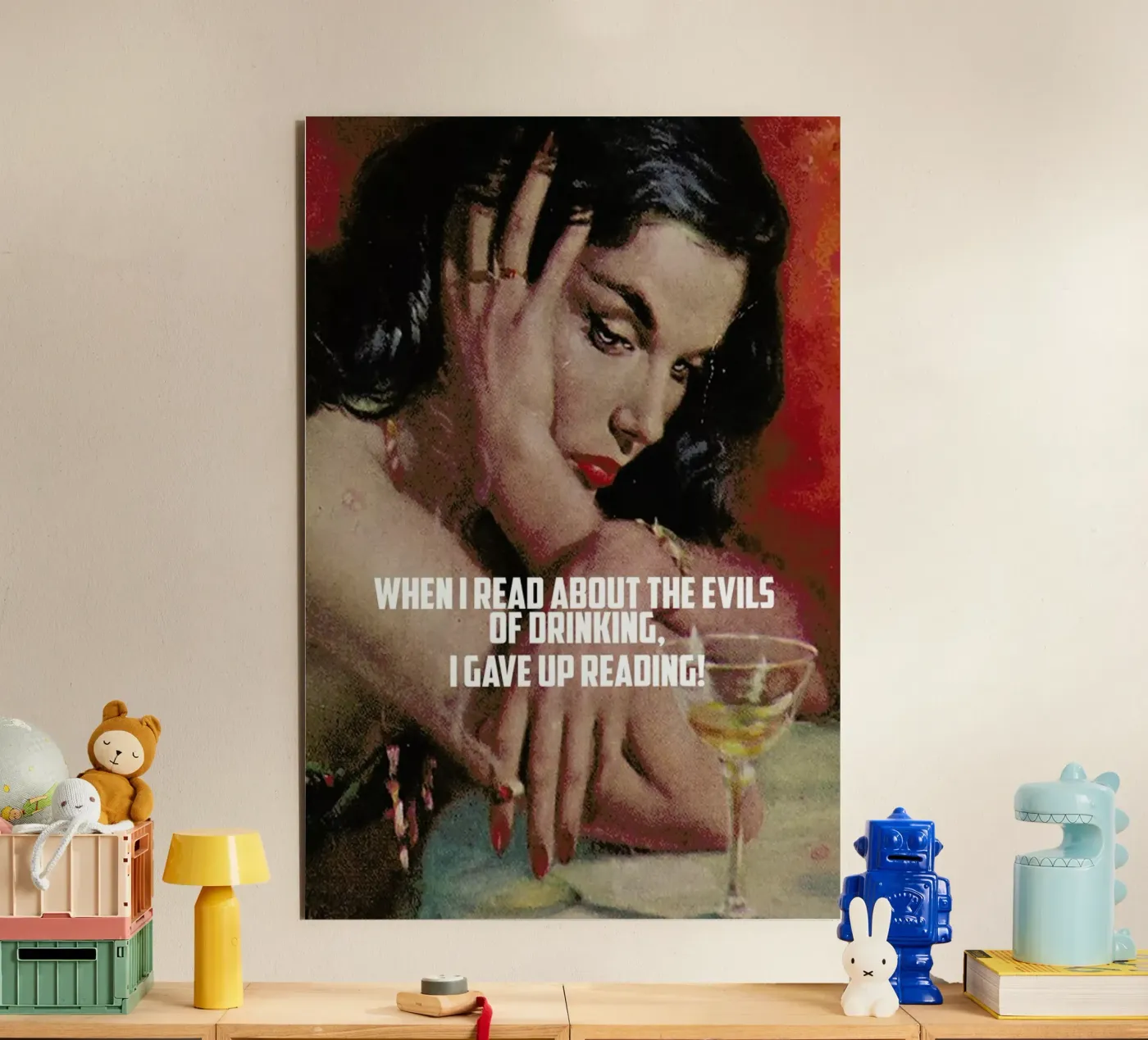 When I Read About pannello forex da Gallery Print and Art Limited