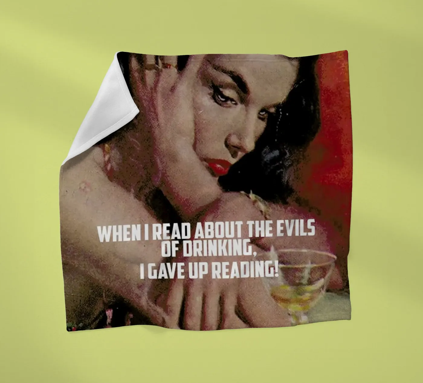 When I Read About fleecedeken van Gallery Print and Art Limited