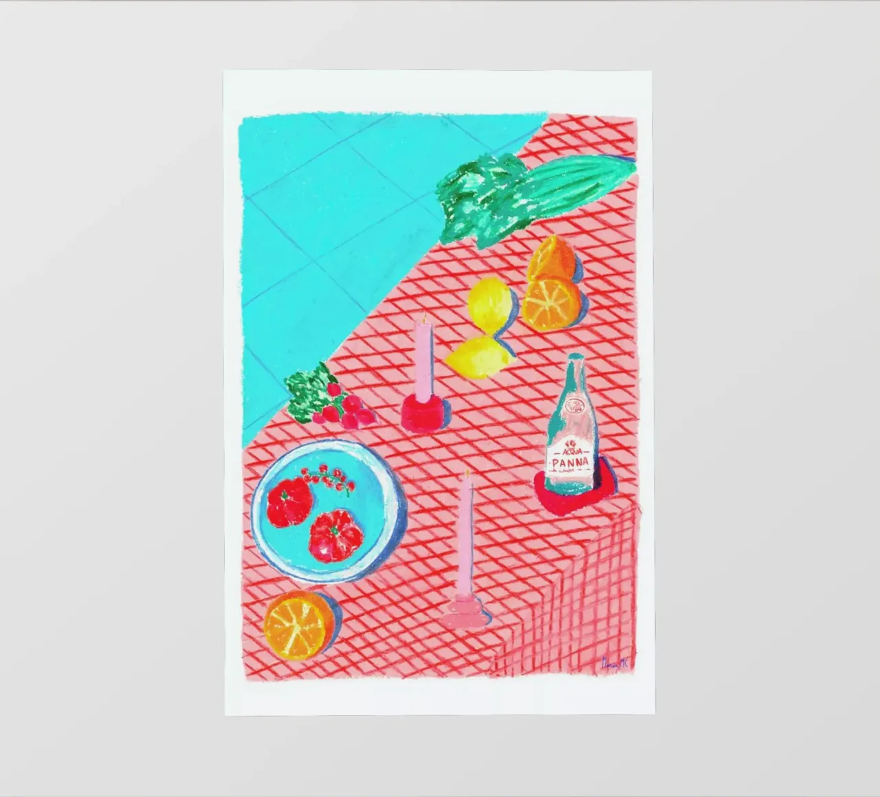 A Summer Scene pellicola backlit da Berserk Prints by Maria M.C.