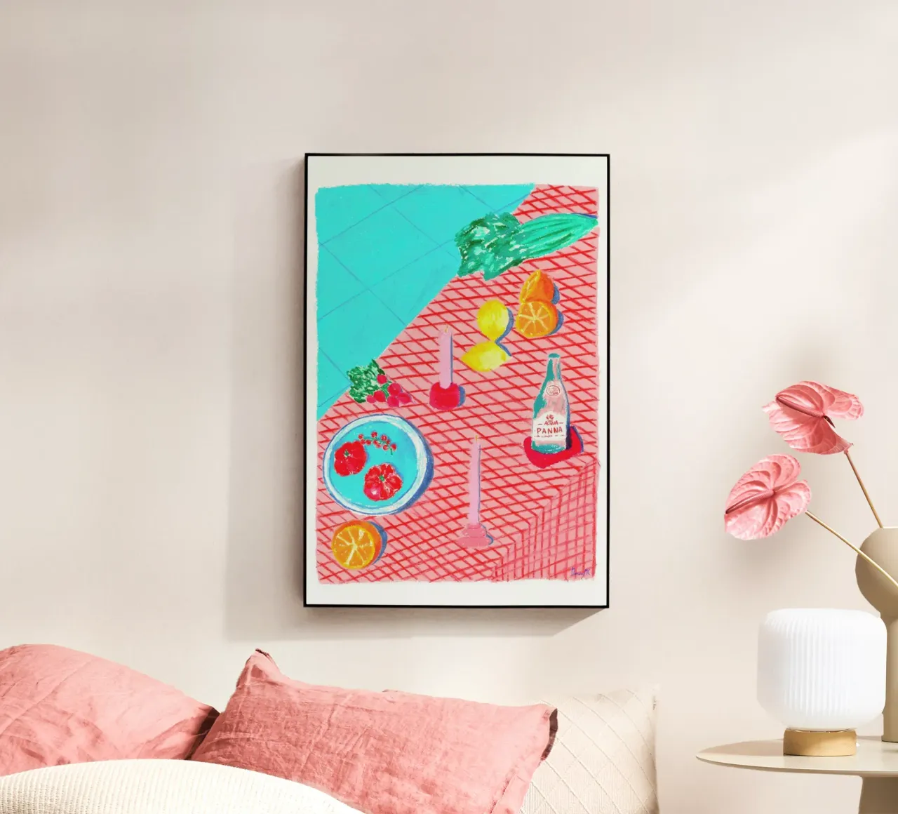 A Summer Scene plexiglass da Berserk Prints by Maria M.C.