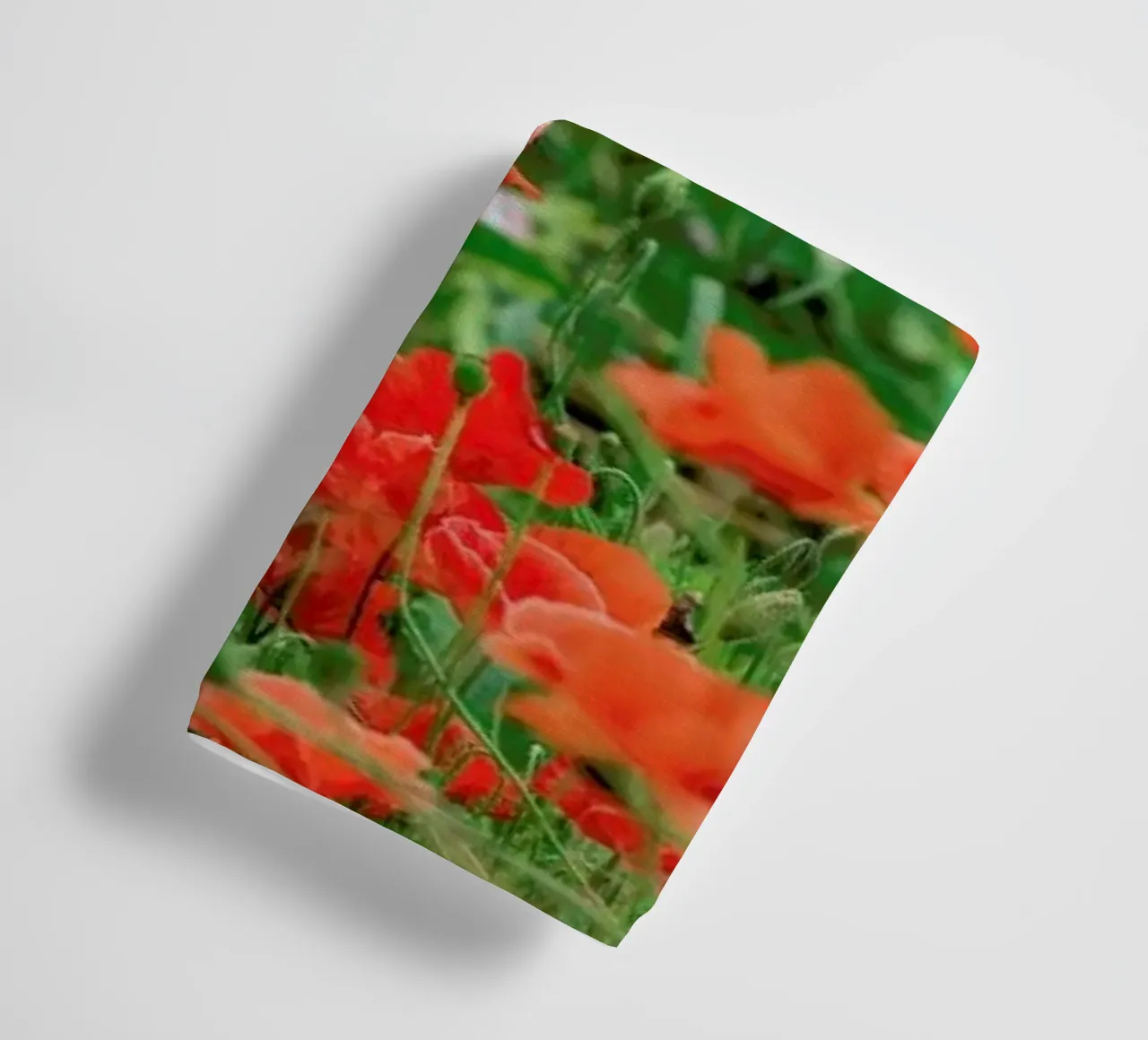 Wild Red Poppy Field towel by Curious Collections by Marielle Leenders