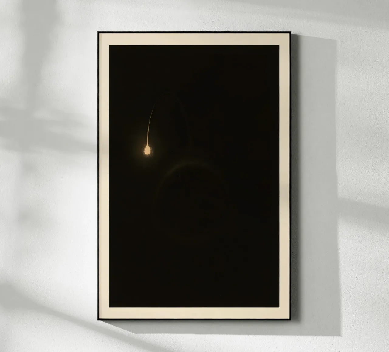 Maw of Night – Predator in Waiting Fine‑Art Poster acrylic glass by Tide & Texture