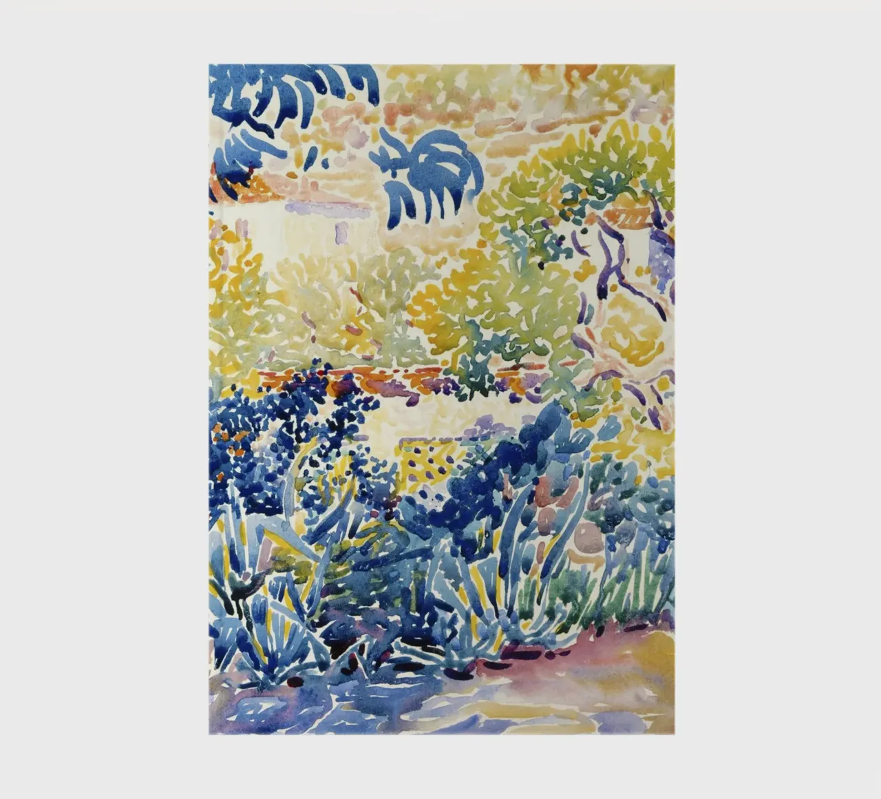 "Valley with Fir; Shade on the Mountain" (1909) by Henri-Edm notebook by Art History