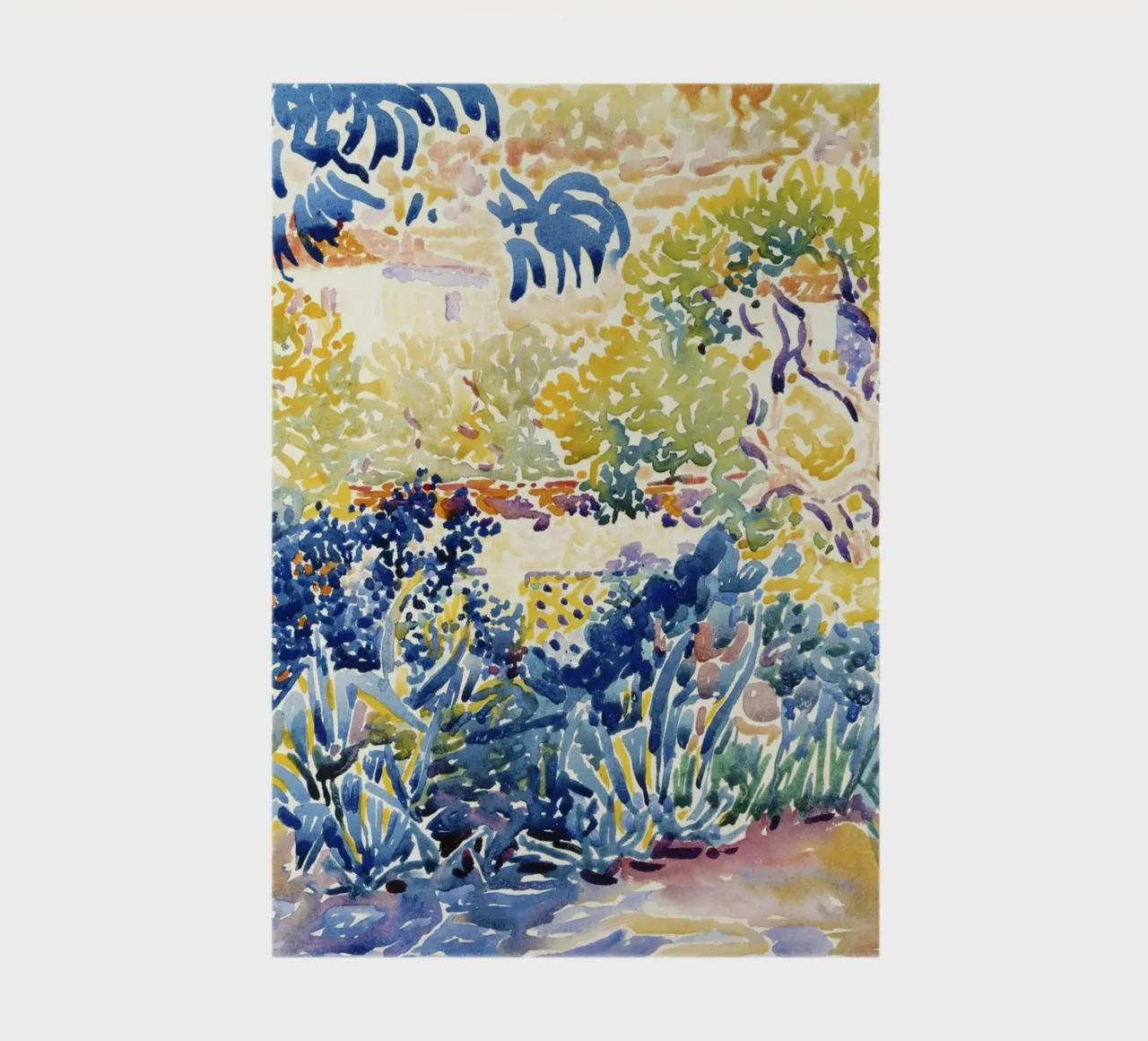 "Valley with Fir; Shade on the Mountain" (1909) by Henri-Edm notebook by Art History