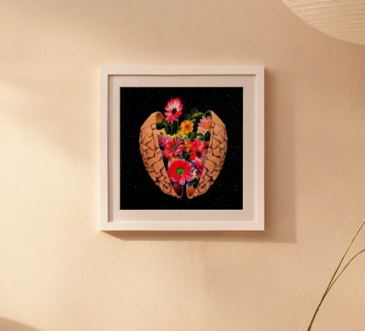 una bella mente poster con telaio in plastica da Green