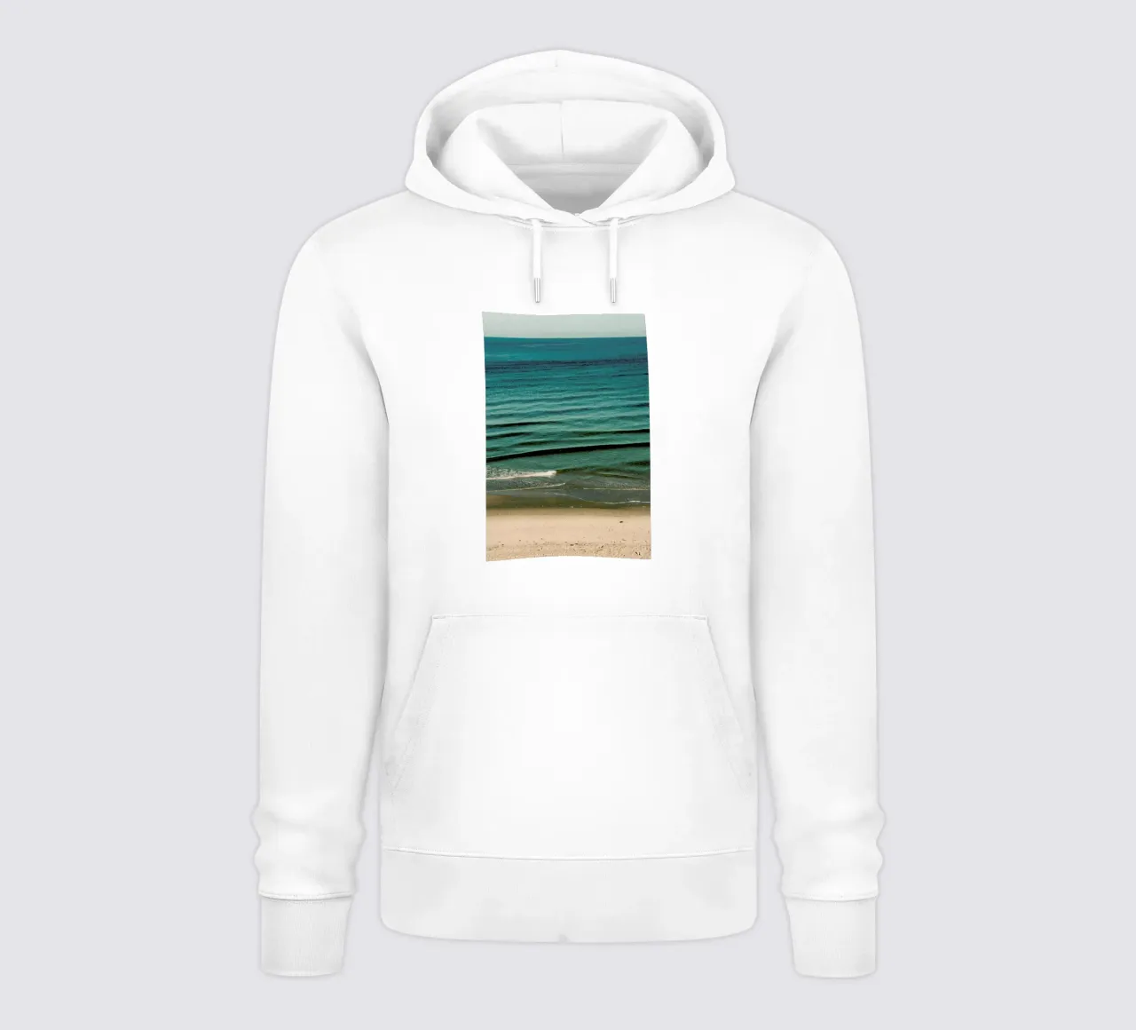 Layers Of Waves felpa con cappuccio da Sebastian Hilgetag