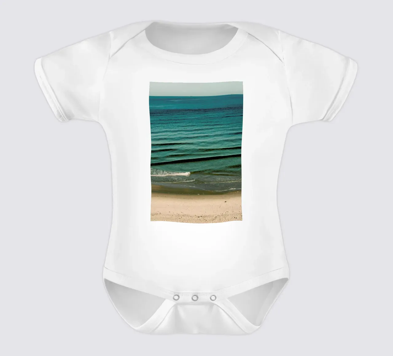 Layers Of Waves body neonato maniche corte da Sebastian Hilgetag