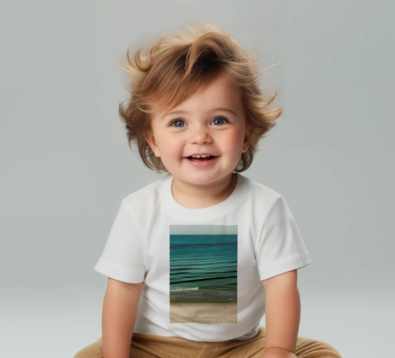 Layers Of Waves maglietta neonato da Sebastian Hilgetag